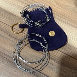 Vintage bangle bracelets set of 10